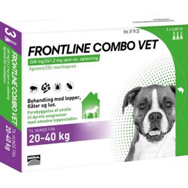 Frontline ComboVet Hund 20-40 kg 6 pipetter